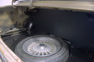 Trunk/fuel tank partition.